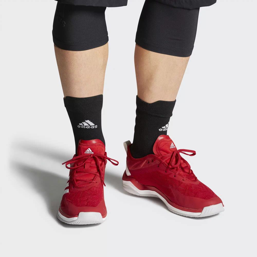Adidas Speed Trainer 4 Tenis De Beisbol Rojos Para Hombre (MX-94230)
